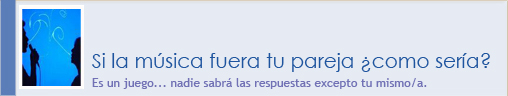 titular actividad musical si la musica fuera tu pareja