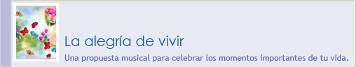 titular la alegría de vivir